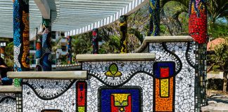 Natasha Moraga's tile work in Puerto Vallarta.