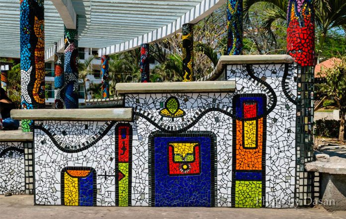 Natasha Moraga's tile work in Puerto Vallarta.