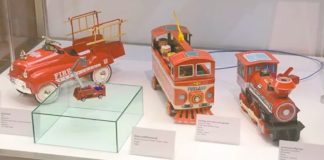 Some of the 6,000 toys collected by the museum's founder, Uncle Temo.