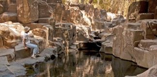 The quiet beauty of the Pila del Rey.