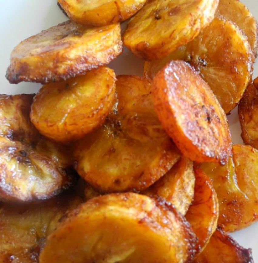 Plantain chips: pumpkin flavor tropical style.