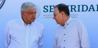 López Obrador and Durazo in Guanajuato on Sunday.