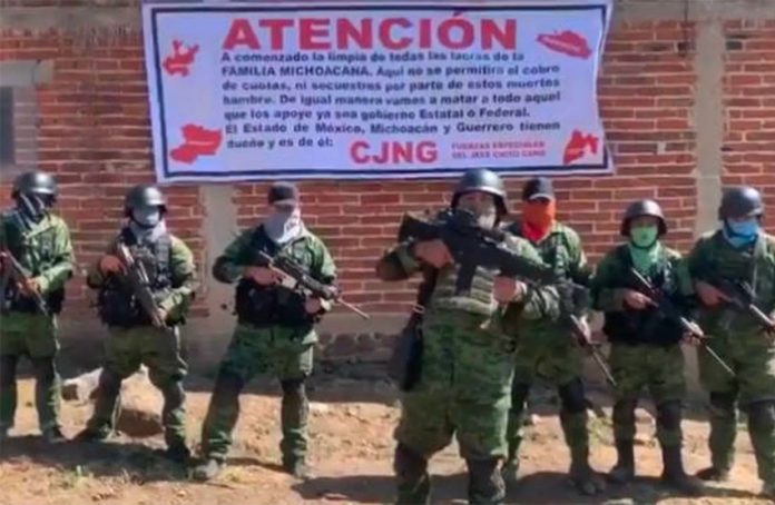 The CJNG announces its intentions to eliminate rivals in México state.