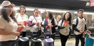 Free condoms for Metro riders.