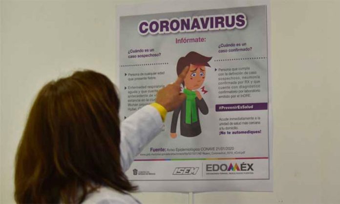 Information about coronavirus is being translated into English and Mandarin.