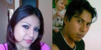 The couple sought in the death of a child in Quintana Roo.