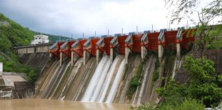 The Boquilla dam in Chihuahua.