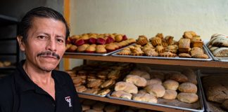 Francisco Flores, baker.