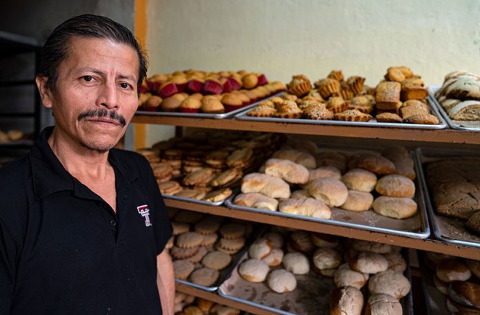 Francisco Flores, baker.