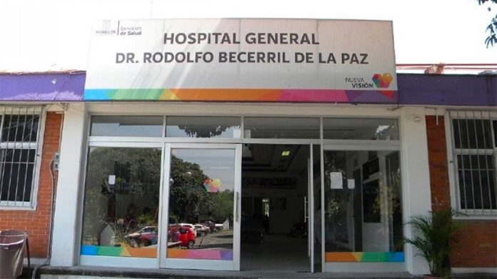 The Morelos hospital where a kidnapping suspect was freed.