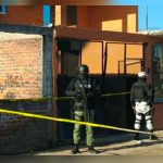The crime scene Saturday in Irapuato.