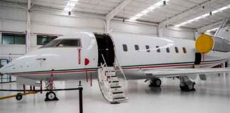 Jesús Murillo's private jet.
