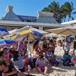 Sunday's picnic in Playa del Carmen.