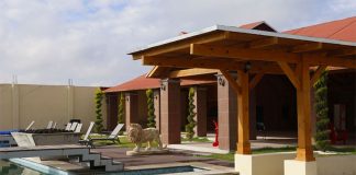 One of many houses owned by the cartel boss.