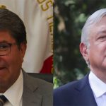 Senate leader Monreal, left, and the president are both opposed to bringing back the death penalty.