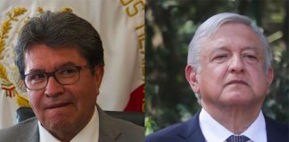 Senate leader Monreal, left, and the president are both opposed to bringing back the death penalty.