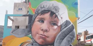 One of the murals in Zacatecas.