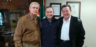 Governor Bonilla and the state's new notaries.