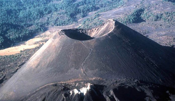 The 77-year-old Paricutín Volcano in Michoacán.