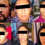 Six of 12 suspects arrested Thursday in Xochimilco.