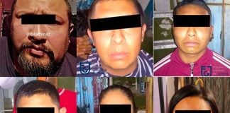 Six of 12 suspects arrested Thursday in Xochimilco.