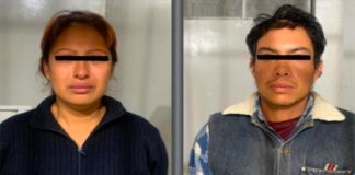 The couple were arrested in México state Wednesday night.