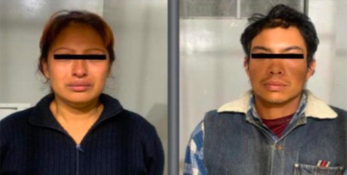 The couple were arrested in México state Wednesday night.