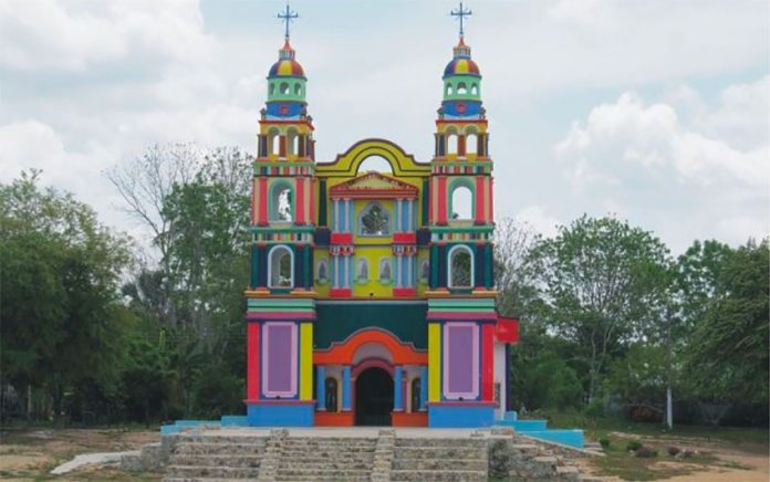 El Señor de Tila church in Balancan, Tabasco, which will be the first state to offer the 