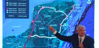The Maya Train is President López Obrador's signature infrastructure project.