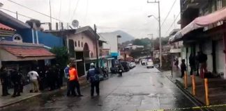 Scene of the shooting at a video arcade.