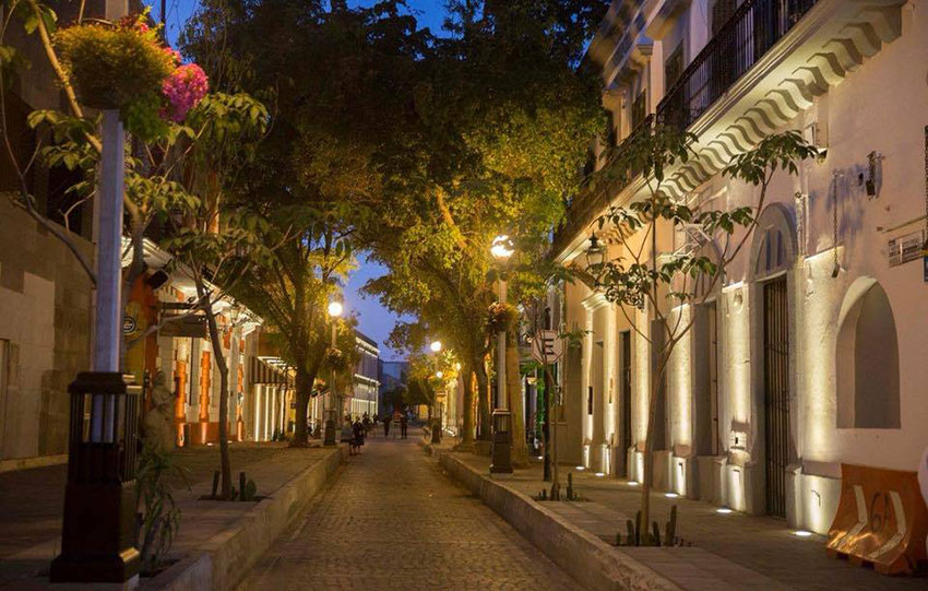 Historic buildings in the center of the city.