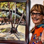Art show organizer Peg Harris.