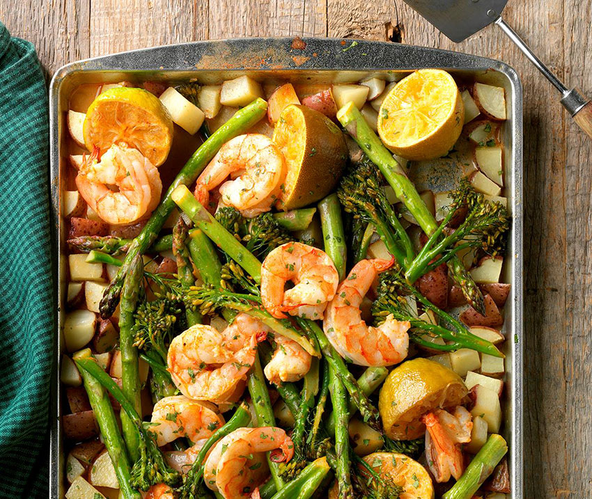 Chipotle-Lime Shrimp: minimal prep and cleanup.