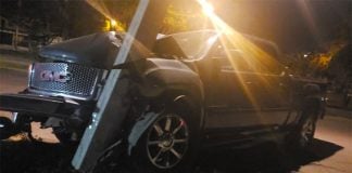 The truck in which El Marro's father was traveling.