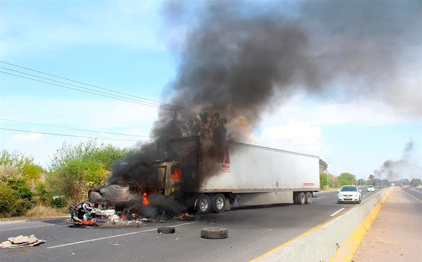 The blockades triggered traffic chaos and panic.