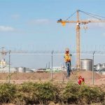 The brewery under construction in Mexicali.