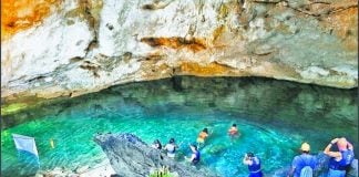 A cenote in Yucatán.