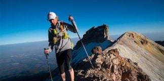 Roudayna at Iztaccihuatl.