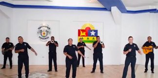 The mariachi-singing police in Quintana Roo.