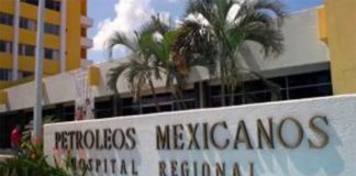 The Pemex Regional Hospital in Villahermosa.