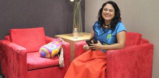 Zapotec poet Irma Pineda.