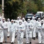 Police don new uniforms in Los Mochis.