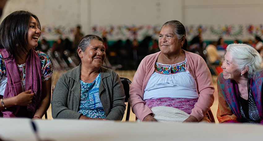 A regional forum of indigenous women in Hidalgo.