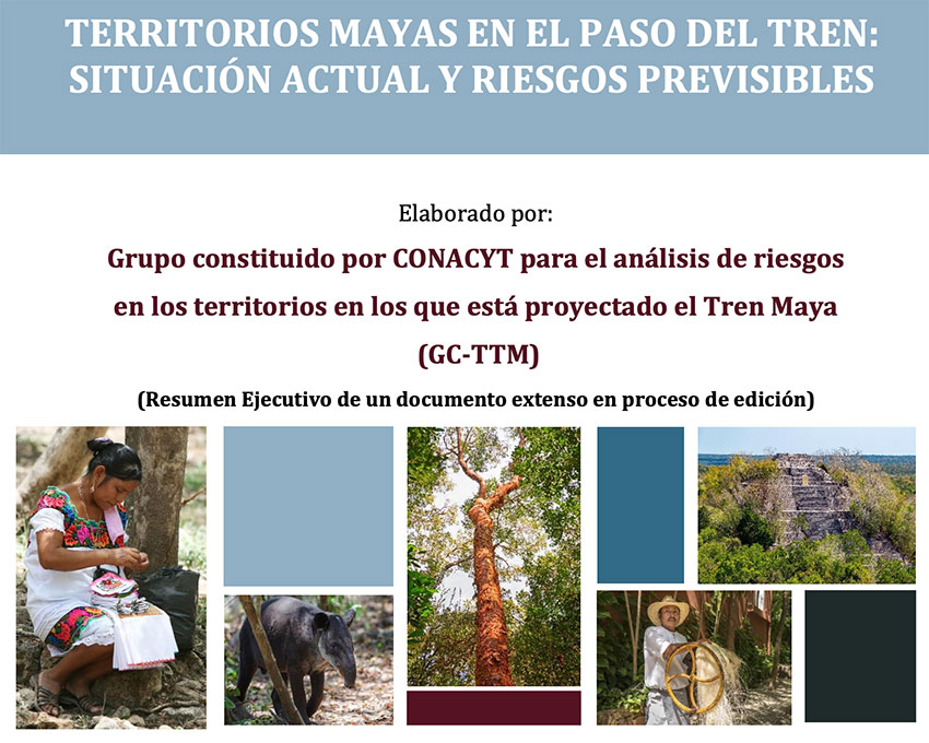 The Conacyt report, prepared prior to the Maya Train consultation.