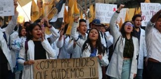 Mexico City protest: