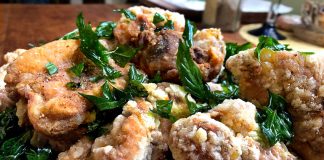 Taiwan chicken at a pop-up restaurant in Mexico City.