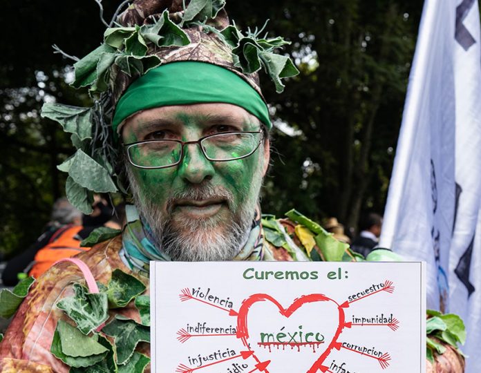 Environmental and anti-violence campaigner Arturo Malvido Conway.