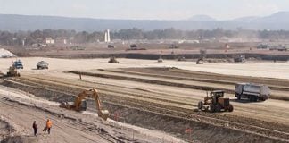 The government has included jobs at the Santa Lucía airport among the 2 million it plans to create.