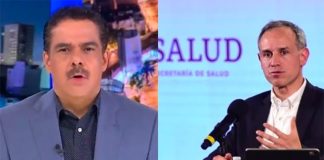 Alatorre, left, charged that information provided by López-Gatell, right, is 'irrelevant.'