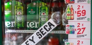 Ley seca, or a 'dry law,' is being introduced in various states.